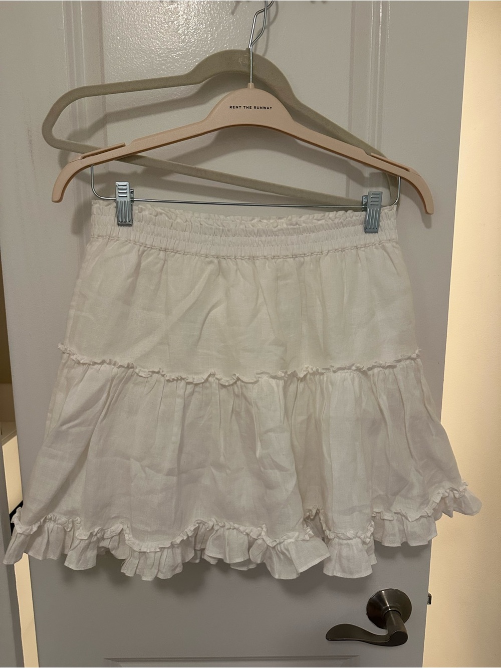 Hill House White Ruffled Linen Paz Set - Picture 3 of 5